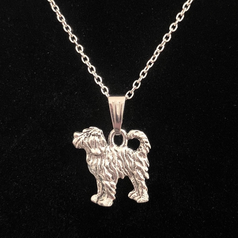 Labradoodle Necklace Shaggy Dog